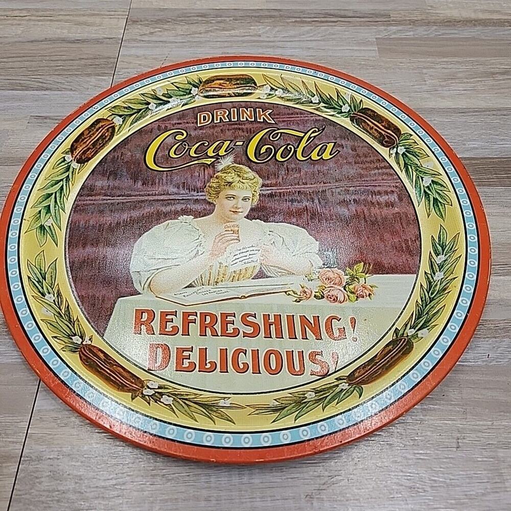 1976 Coca-Cola 75th Anniversary Metal Commemorative Serving Tray